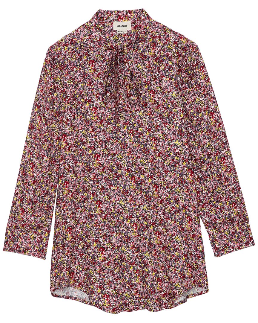 Zadig & Voltaire Touch Shirt In Burgundy