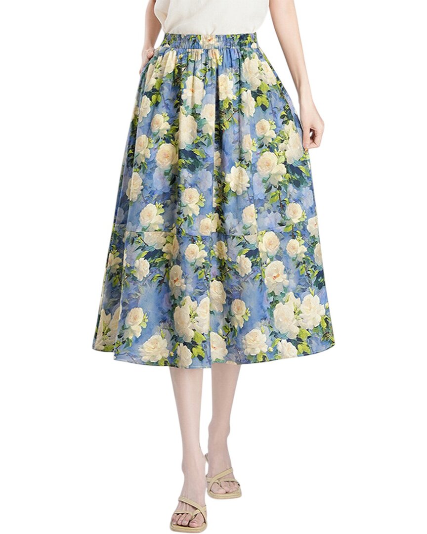 Leon Gori Midi Skirt In Multi