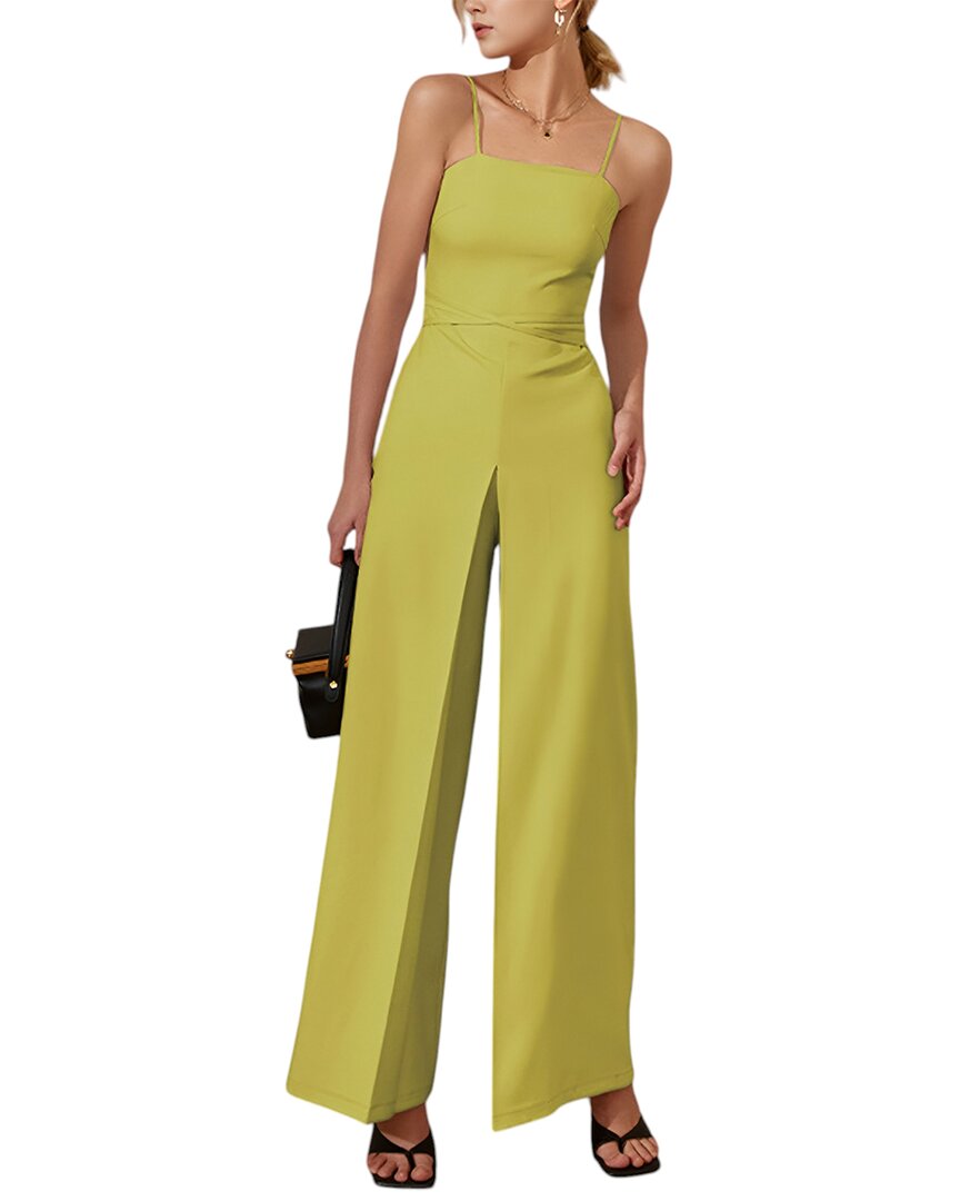 Vera Dolini Esea Jumpsuit In Yellow
