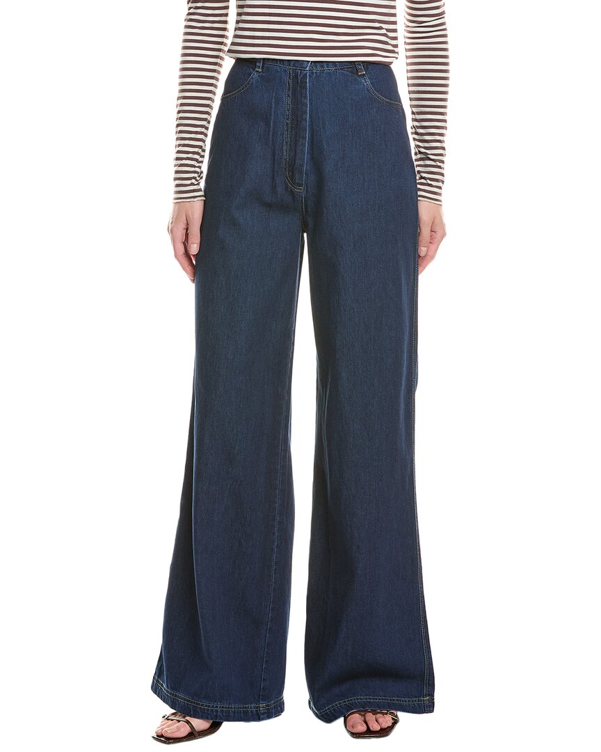 Summer Away Dota Pant In Blue