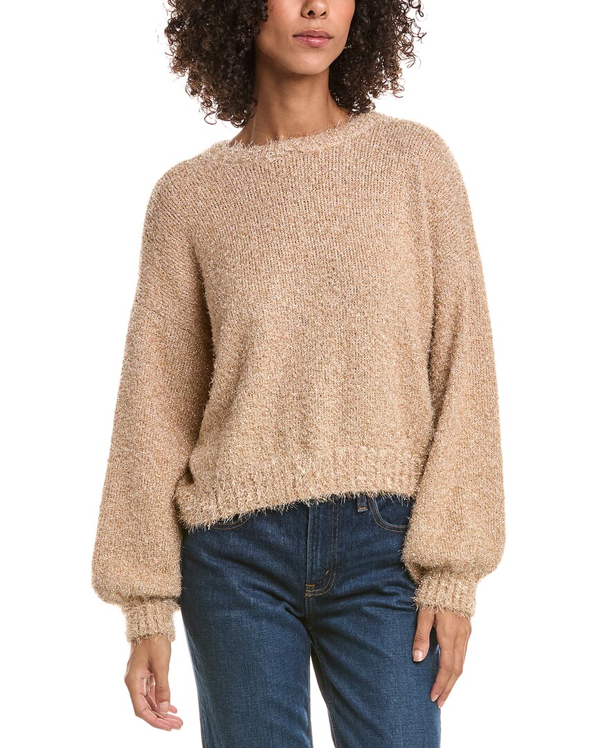 Saltwater Luxe Eyelash Fringe Sweater In Multi