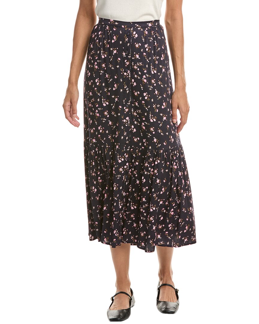 Saltwater Luxe Maxi Skirt In Blue