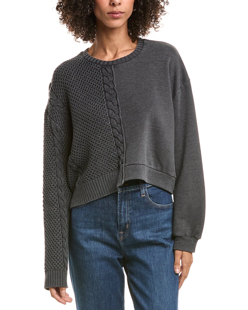 Chaser Cloud Pullover In Gray
