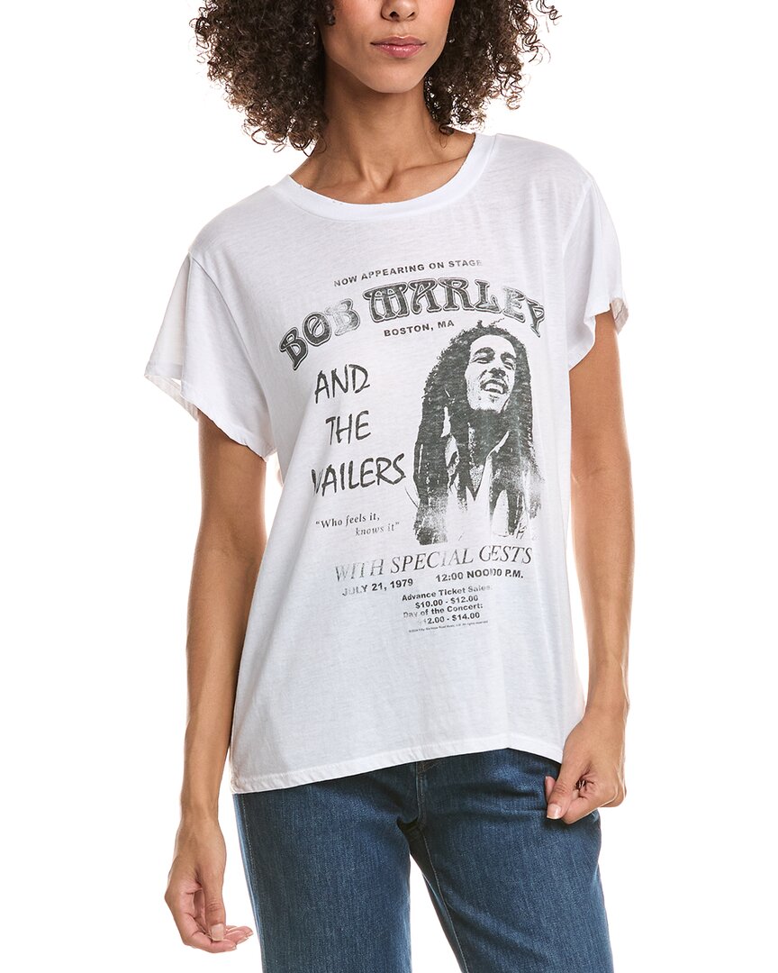 Chaser Bob Marley Harvard Stadium T-shirt In White