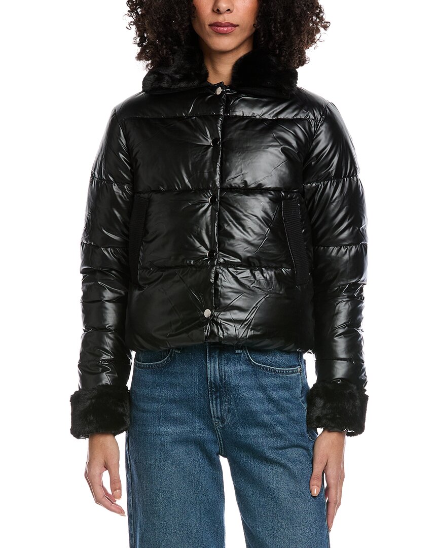 LA FIORENTINA LA FIORENTINA METALLIC PUFFER JACKET