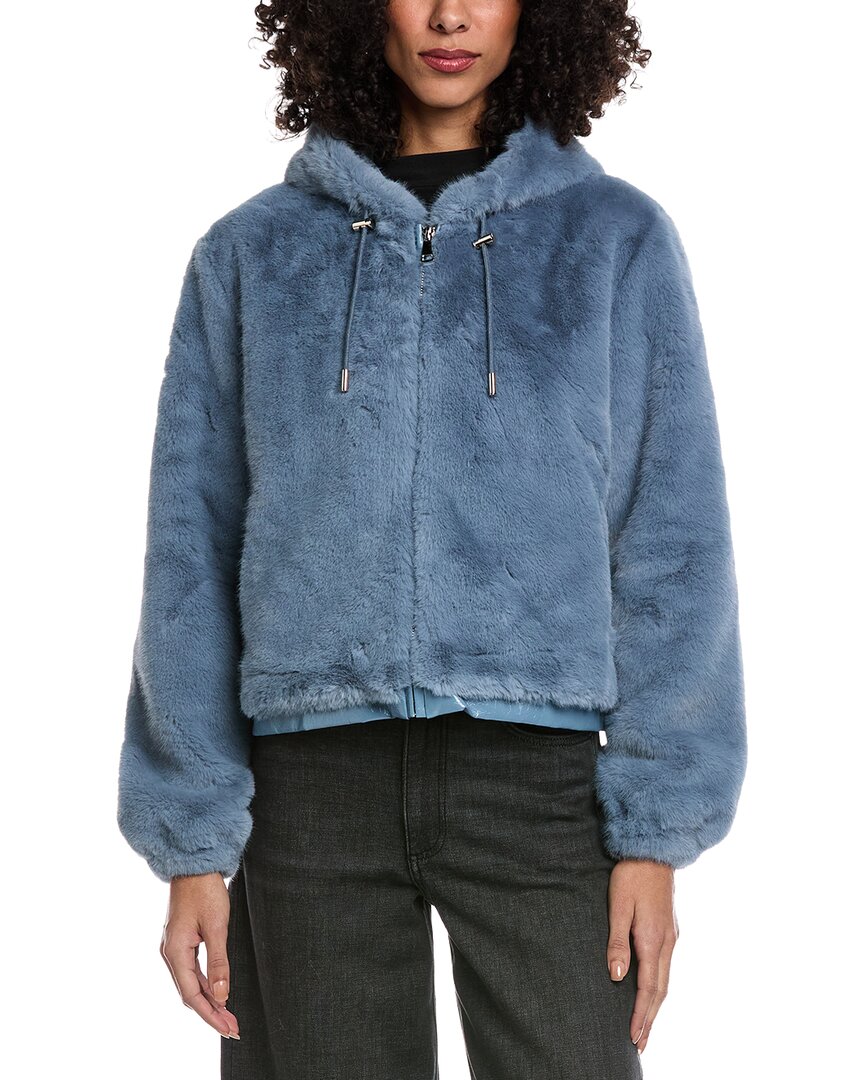 La Fiorentina Cropped Jacket In Blue