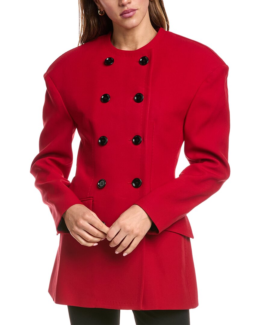 Dolce & Gabbana Blazer Coat In Red
