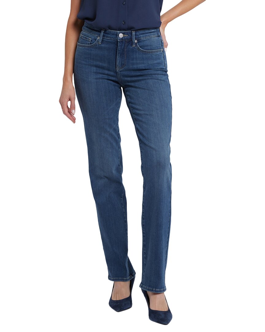 Nydj Marilyn Valencia Surf Straight Leg Jean In Blue