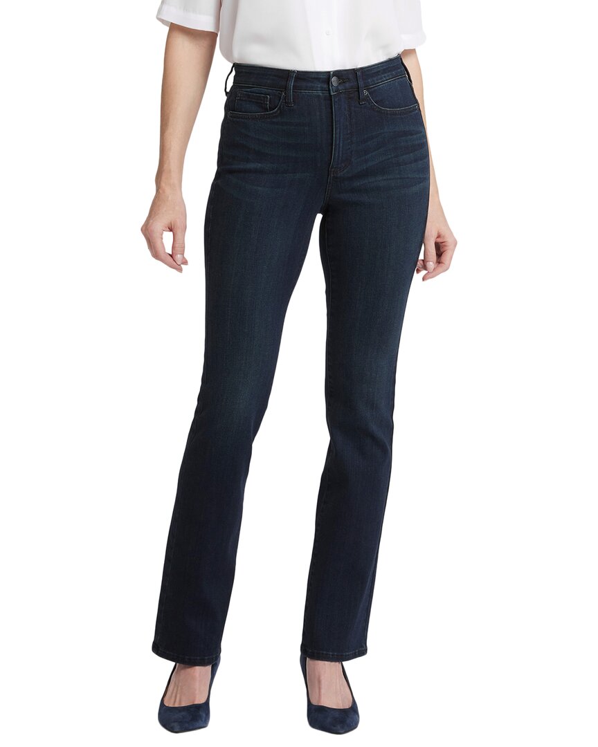 Nydj High Waist Slim Bootcut Jeans In Black