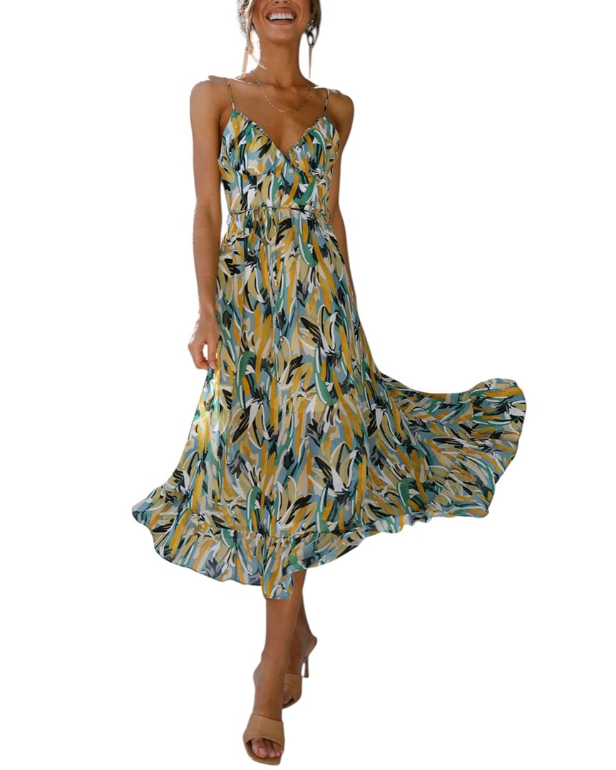 Enjoy Petra Midi Dress In Multi