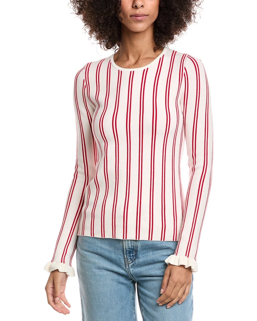 The Upside Alpine Chrissy Knit Sweater In White