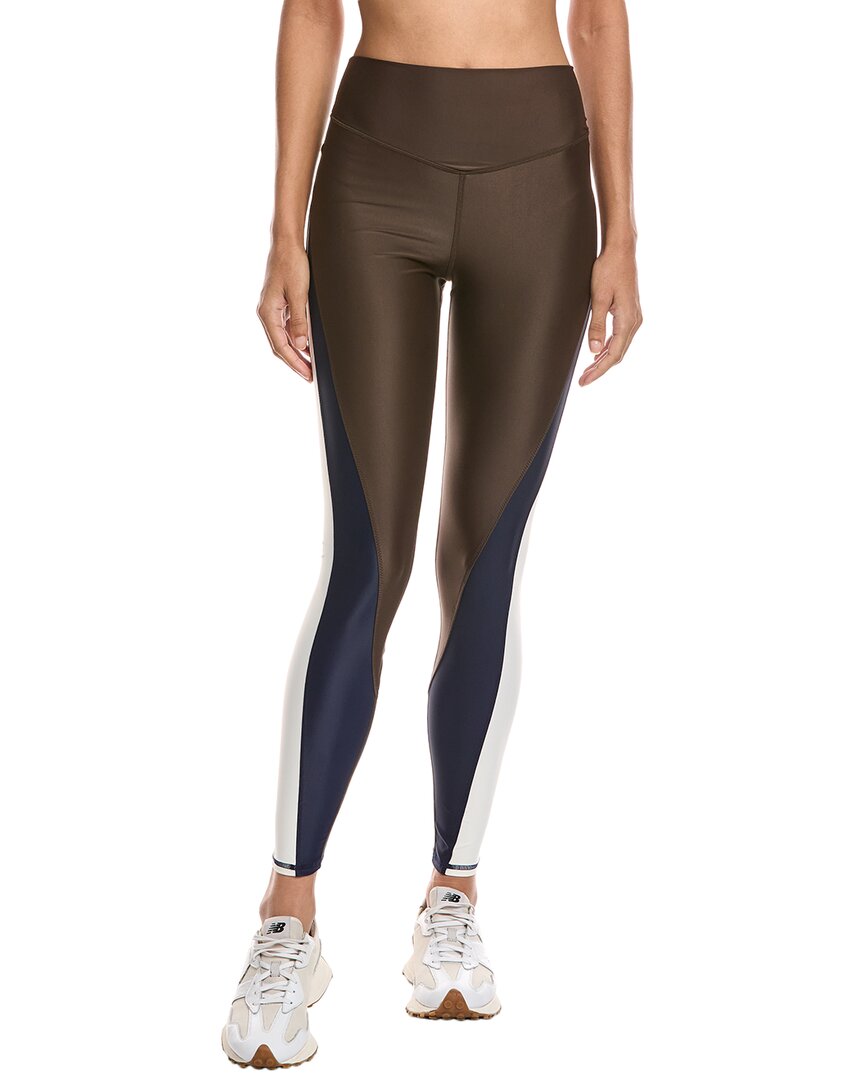 The Upside Icon 28in High Rise Pant In Chocolate In Brown