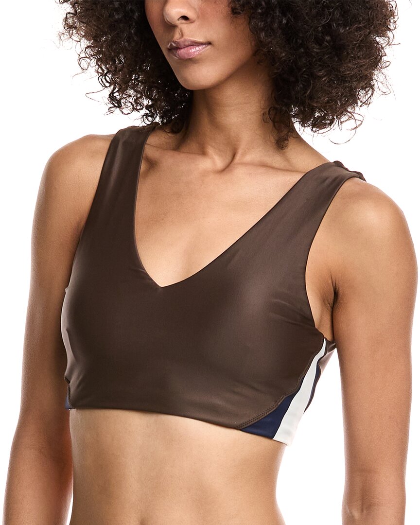 The Upside Isaac Sports Bra In Brown