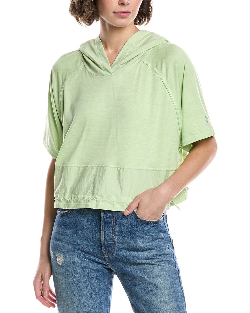 Free People On The Move Hoodie In Green