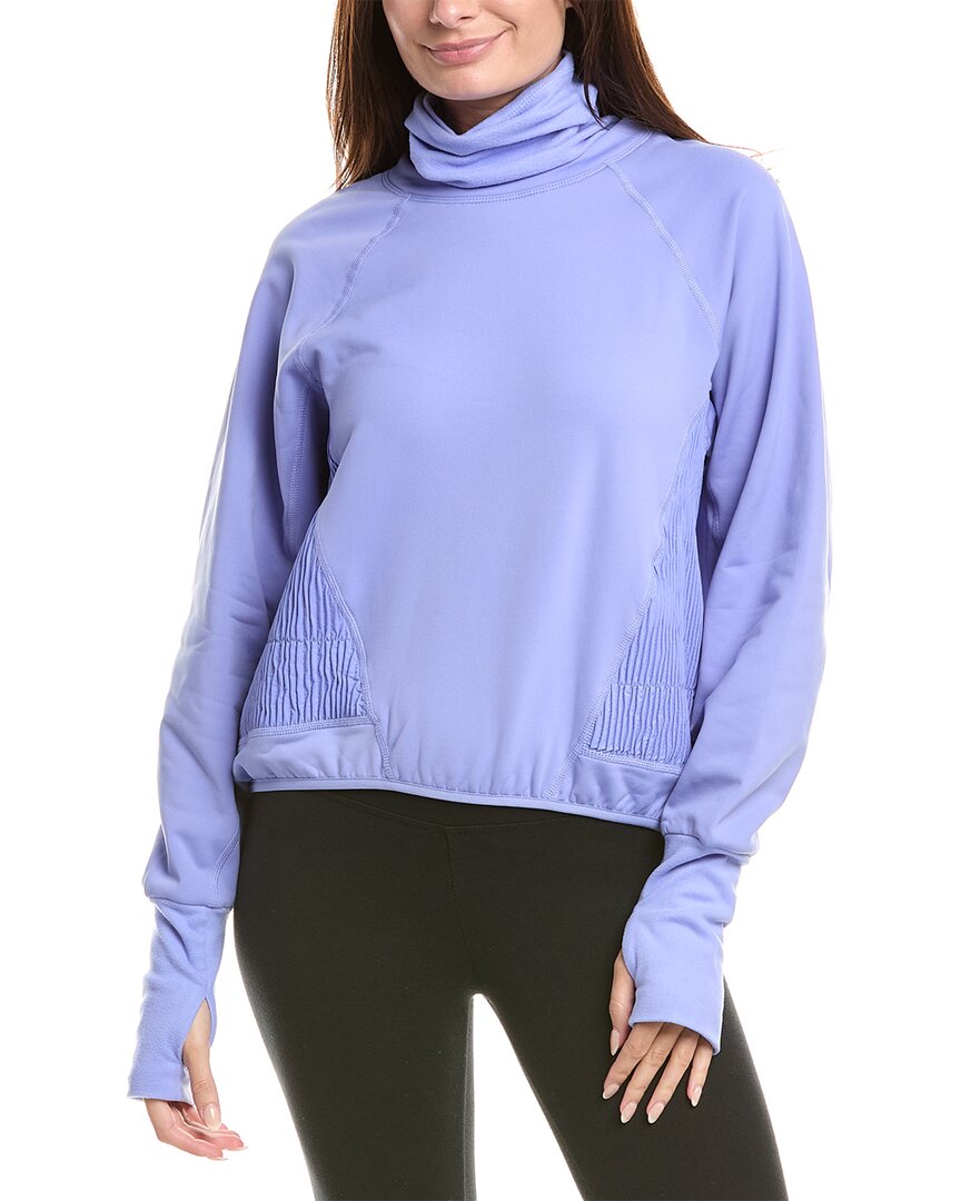 Free People Keepin Cozy Run Pullover In Blue