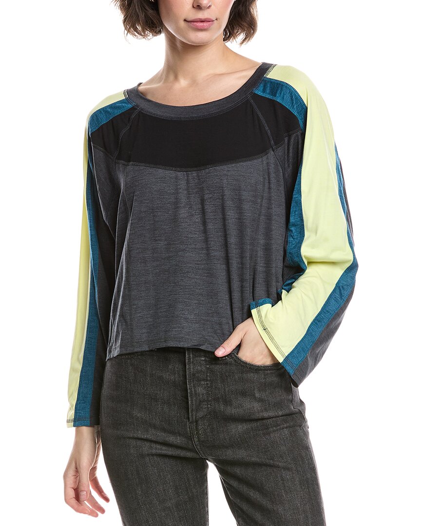 Free People Go For The Goal Shirt In Multi