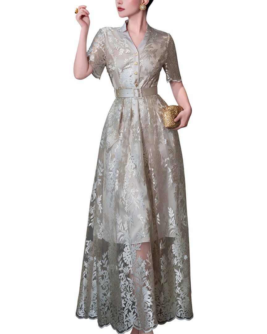 Vincent Maxi Dress In Green