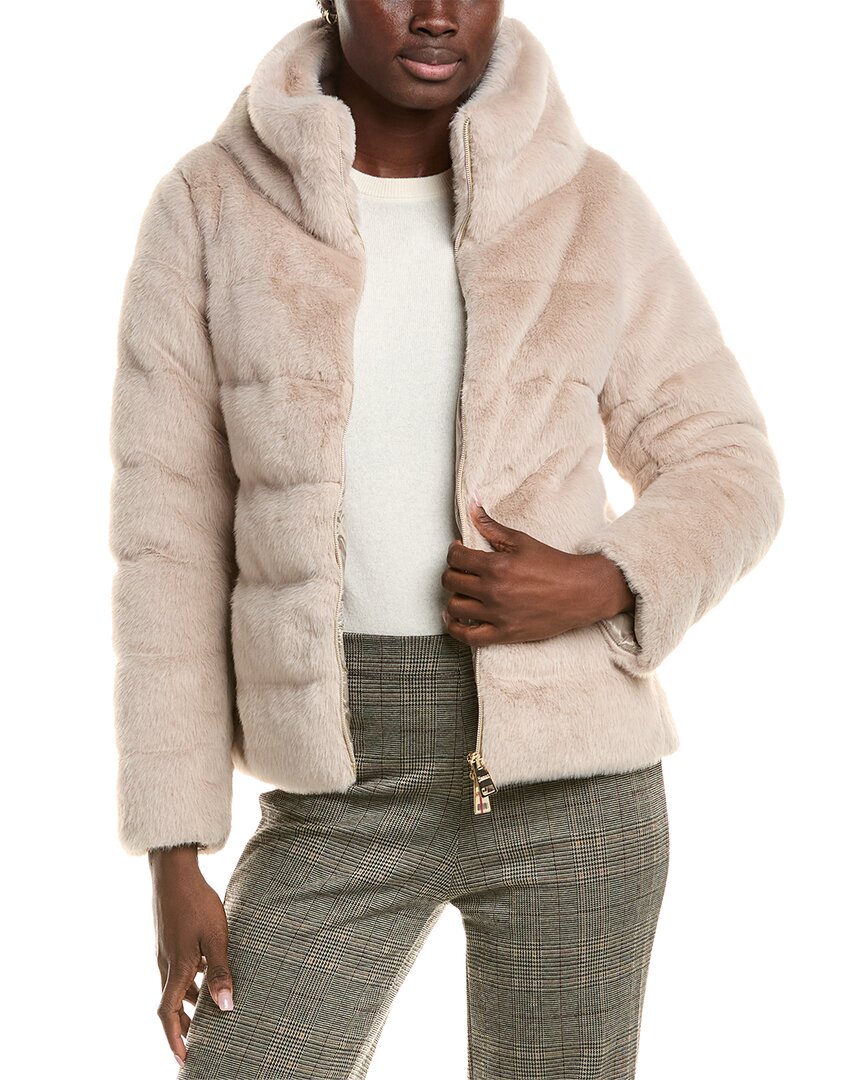 Herno Down Coat In Neutral