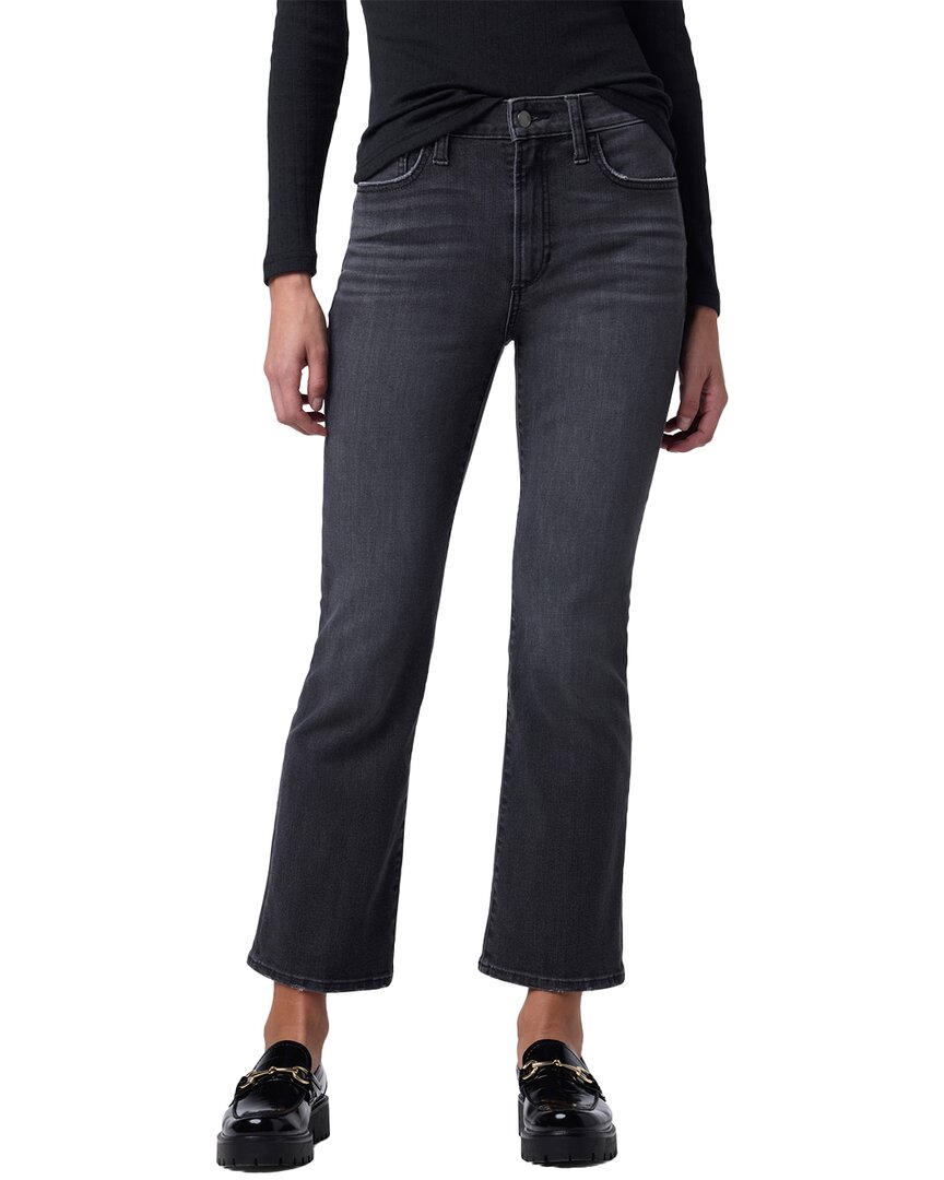 Joe's Jeans High Rise Crop Bootcut Amaya Jean In Black