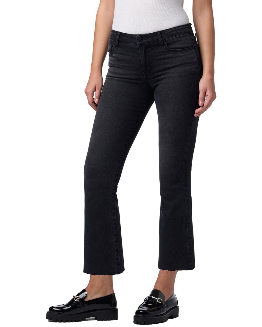 Joe's Jeans Mid Rise Crop Bootcut Ready To Go Jean In Black