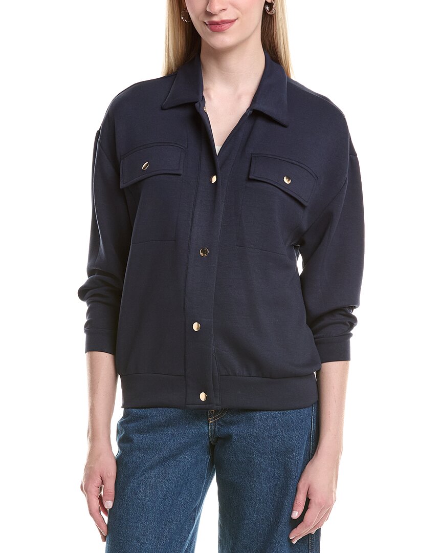 Nanette Lepore Cargo Jacket In Blue