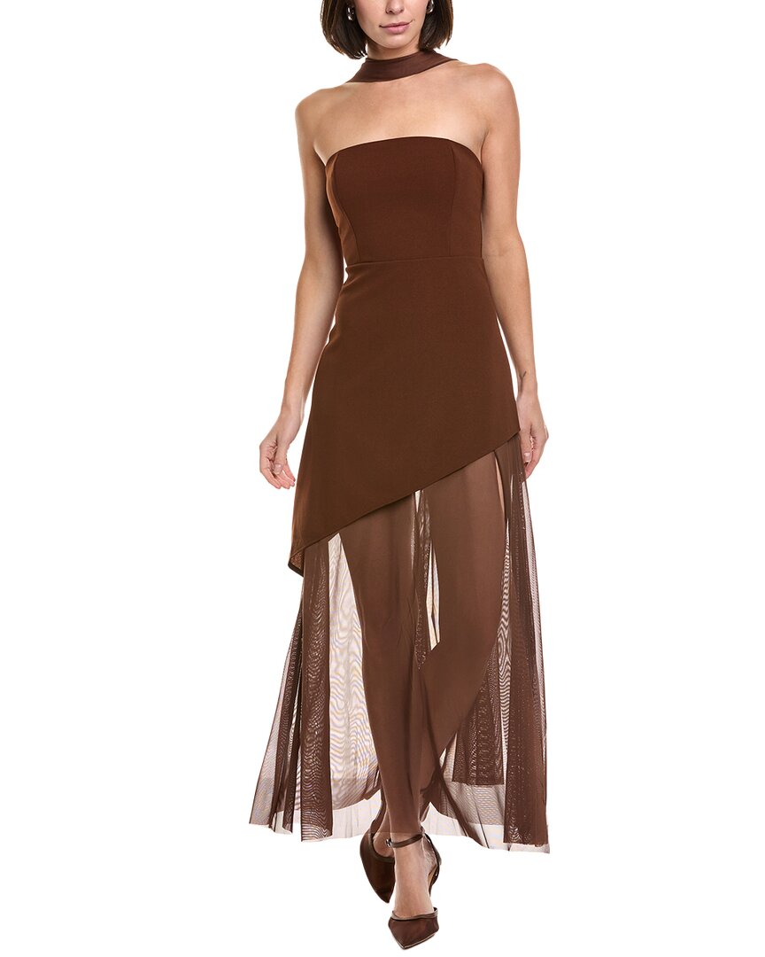 Seraphina Maxi Dress In Brown