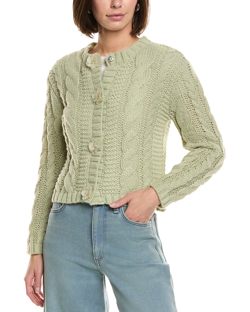 Seraphina Cardigan In Green