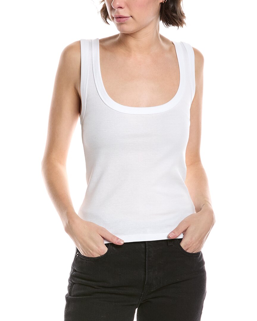 Splendid Faye Scoop Neck Tank In White
