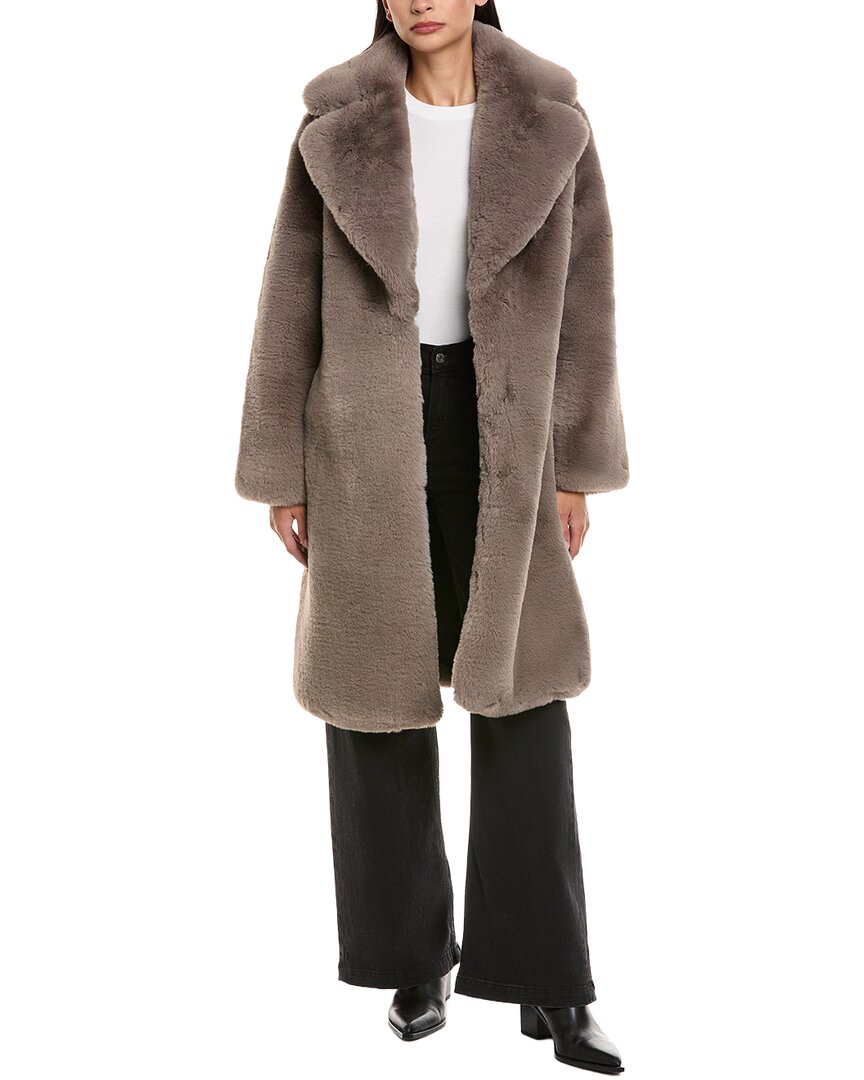 Apparis Steffi Coat In Brown
