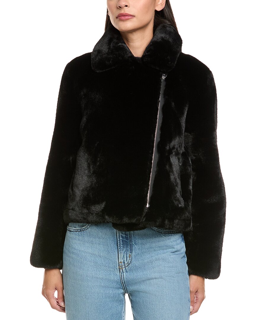 Apparis Dahlia Biker Jacket In Black