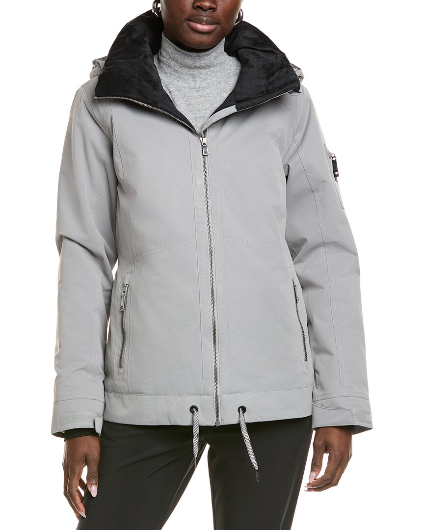 Roxy Meade Snow Jacket In Gray