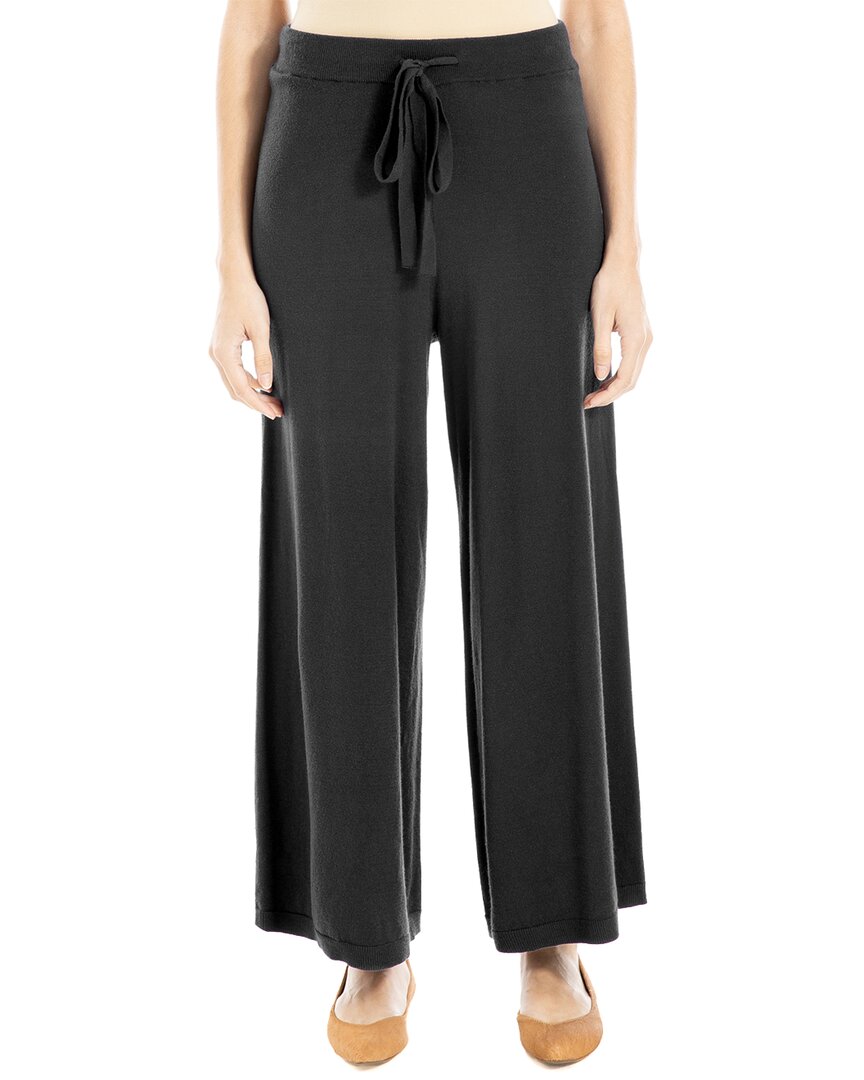 Max Studio Wide Leg Sweater Pant In Animal Print