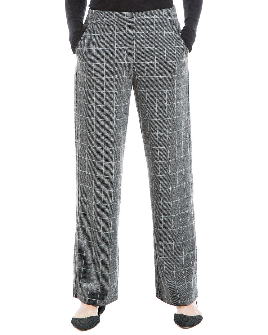 Max Studio Easy Leg Trouser In Gray