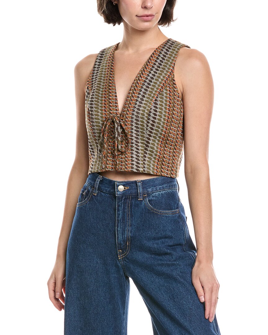 Ramy Brook Drummond Top In Green