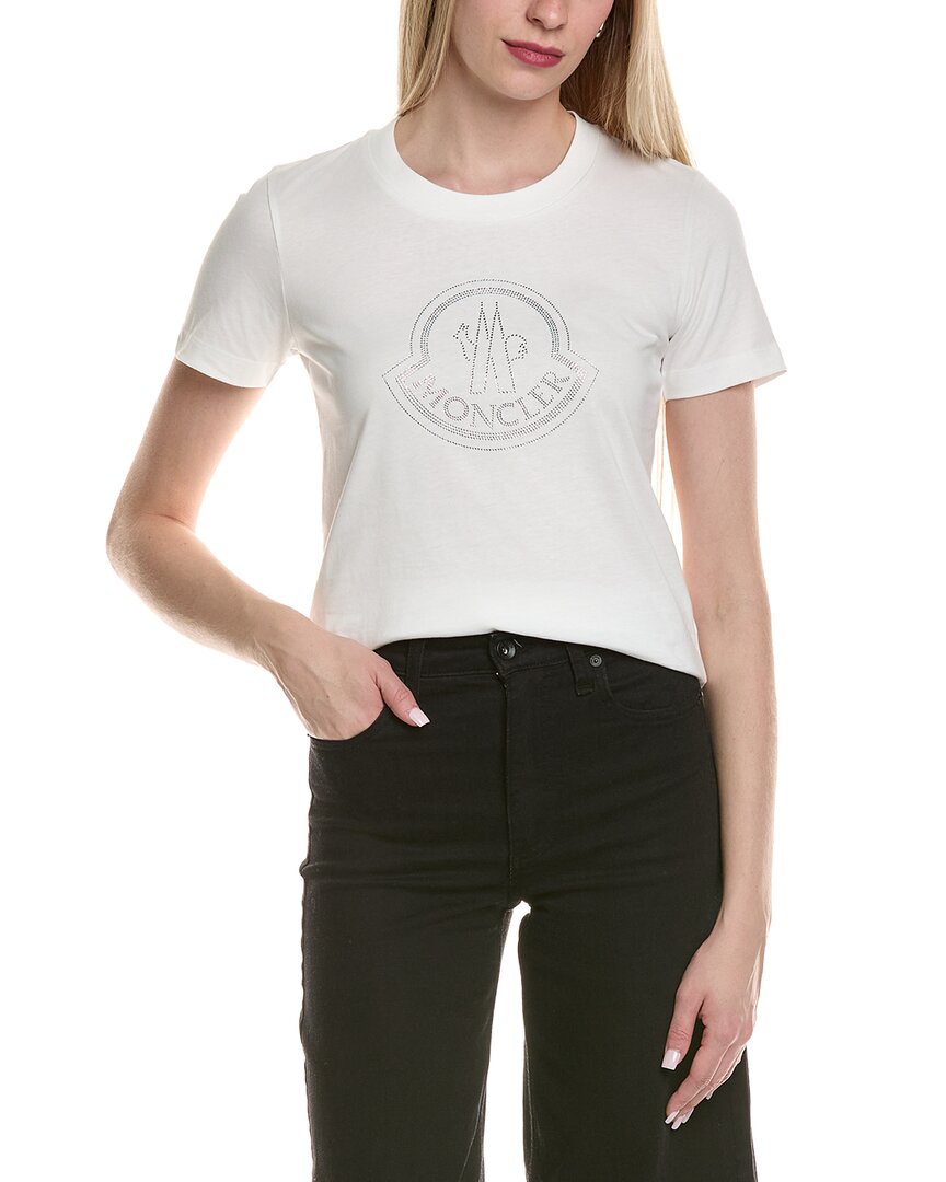 Moncler Logo T-shirt In White