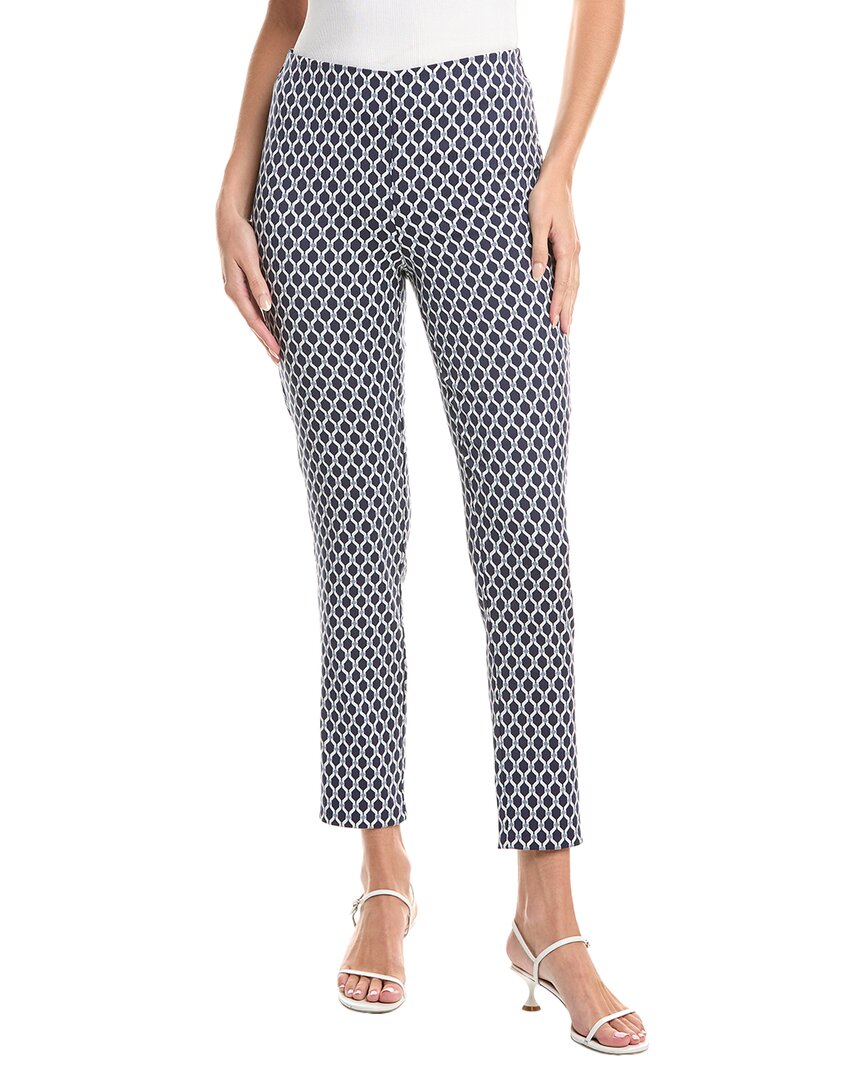 Joseph Ribkoff Print Pant In Blue