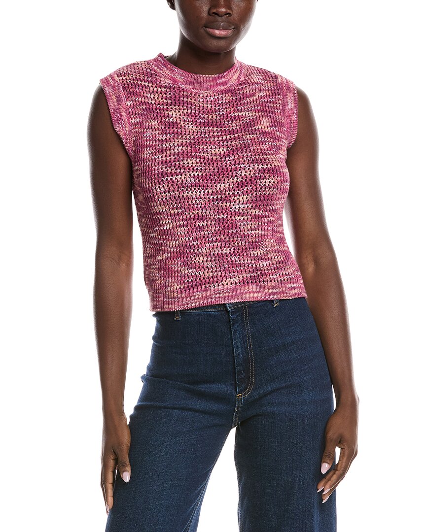 M Missoni Sweater Vest In Red