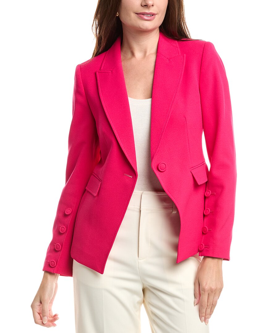 Tahari Asl Crepe Blazer In Pink