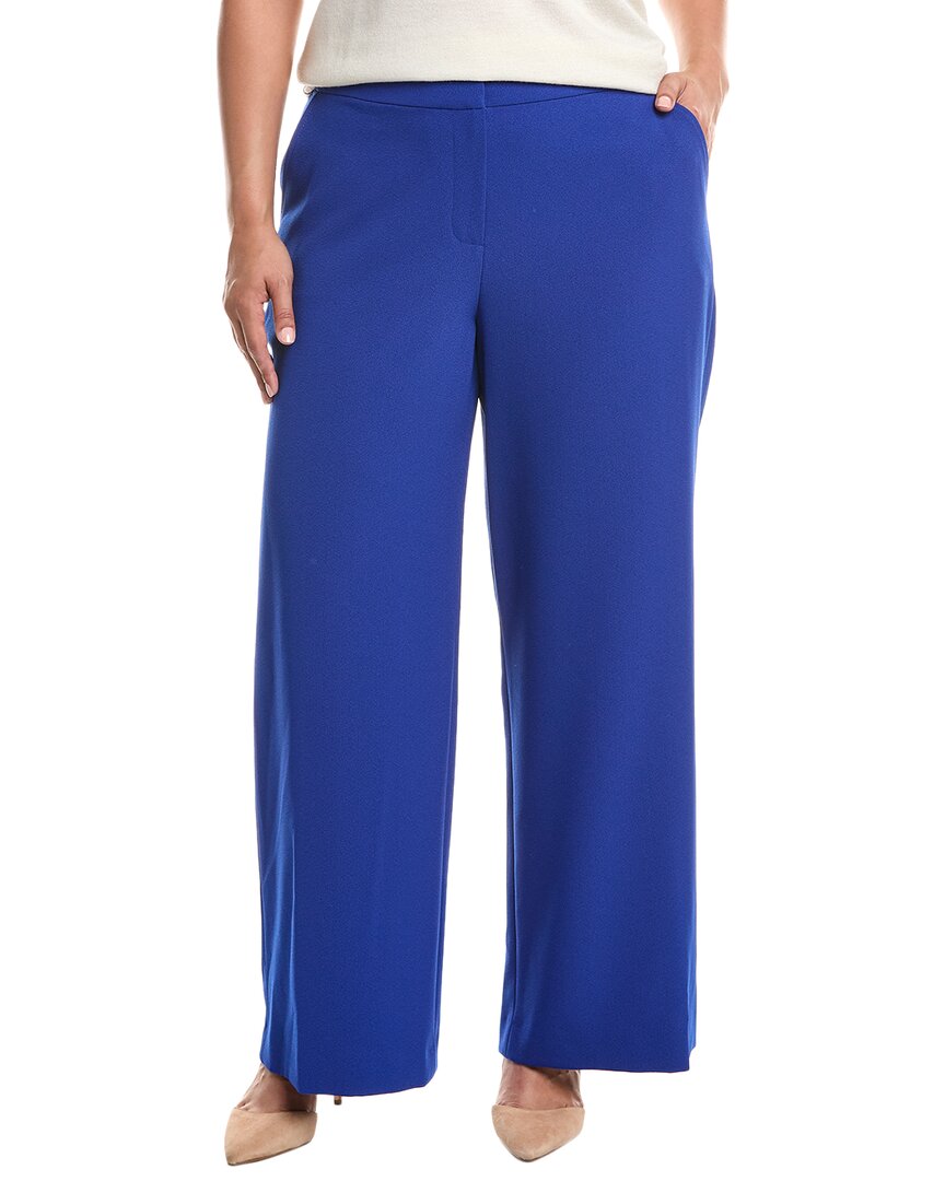 Tahari Asl Plus Pant In Blue