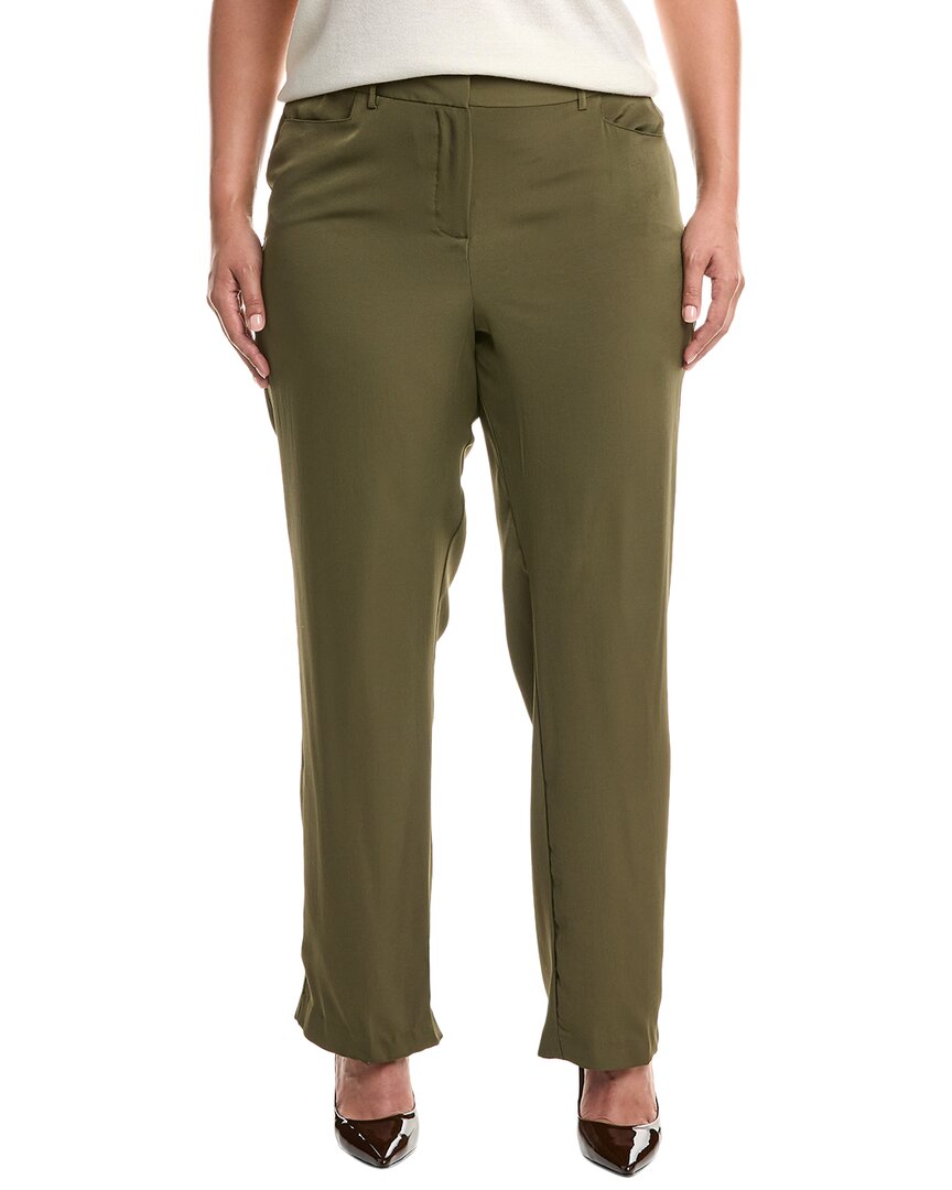 Tahari Asl Plus Pant In Green