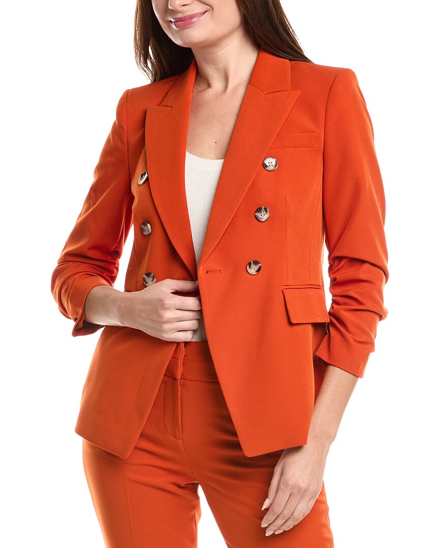 Tahari Asl Petite Blazer In Orange