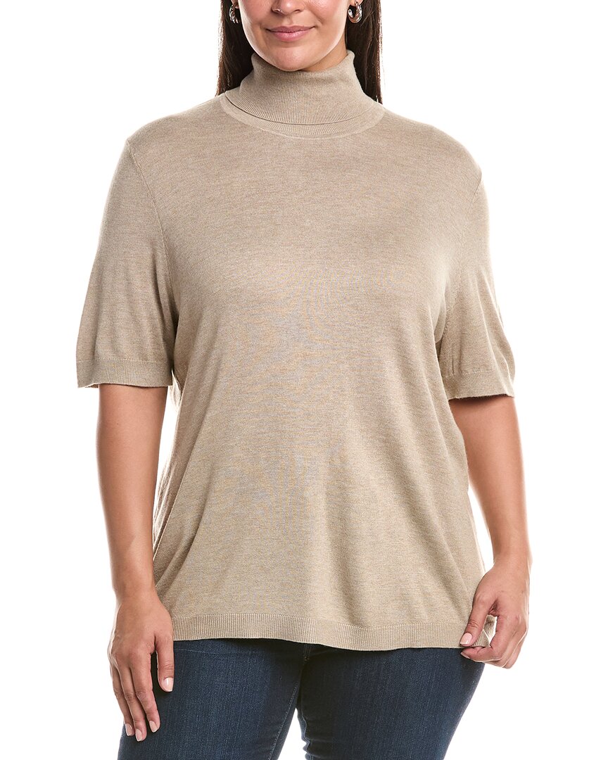 Marina Rinaldi Plus Autore Sweater In Neutral