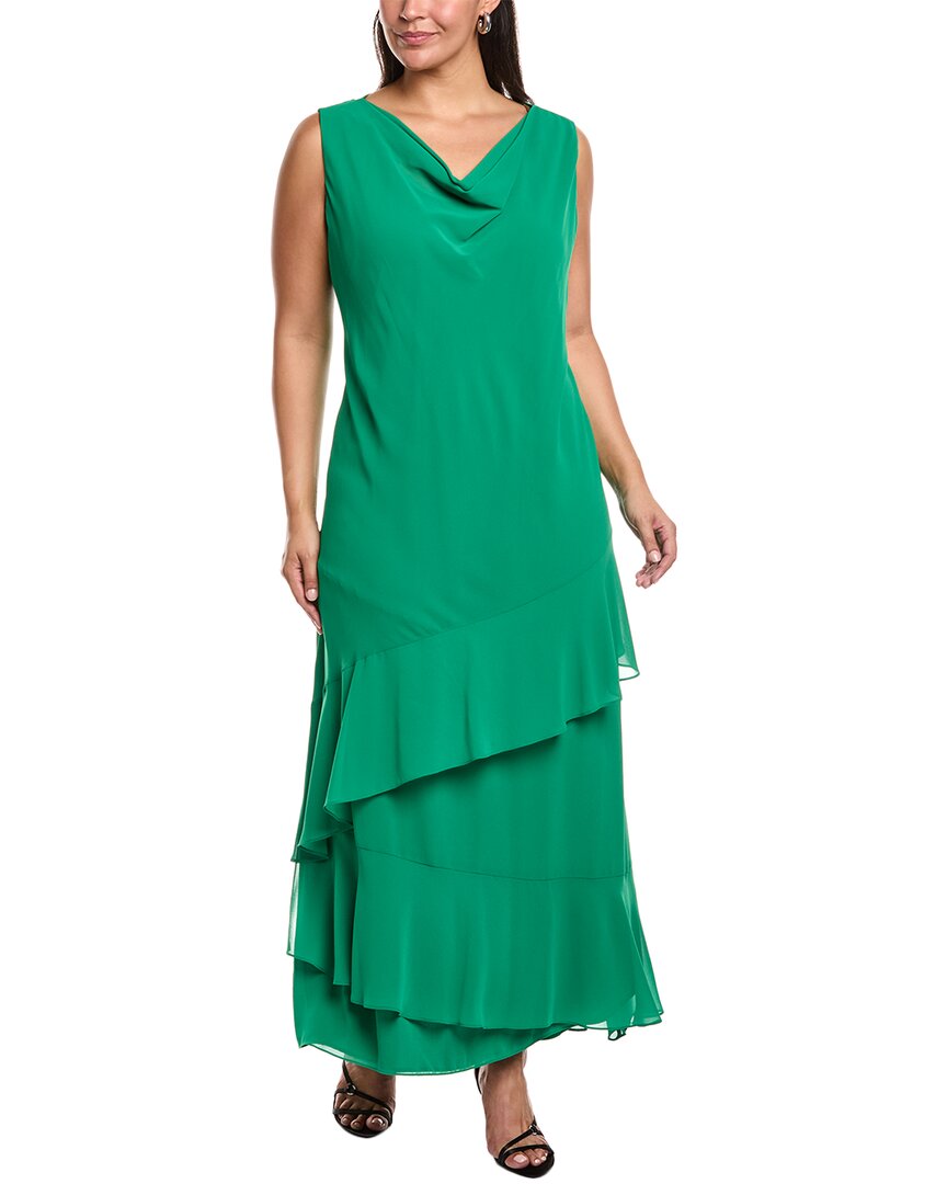 Marina Rinaldi Plus Ciriaco Dress In Green