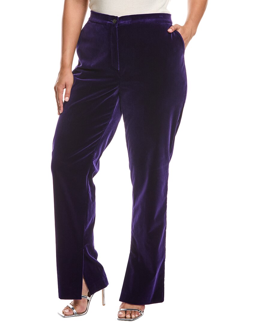 Marina Rinaldi Plus Cabreo Trouser In Purple