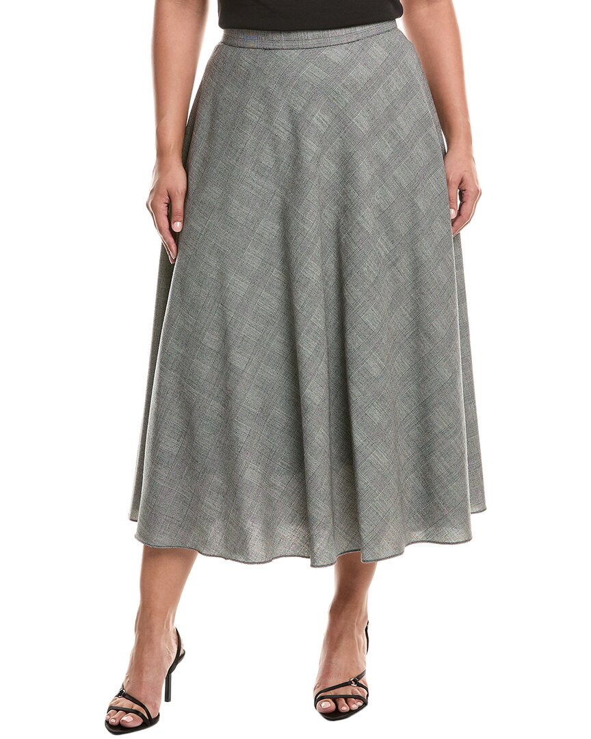 Marina Rinaldi Plus Pelota Wool-blend Skirt In Multi