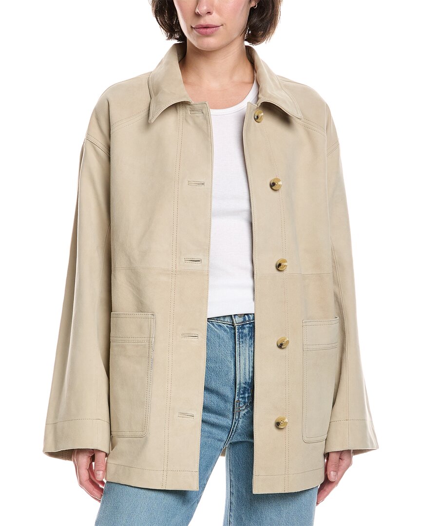 Free People Annalise Suede Jacket In Brown