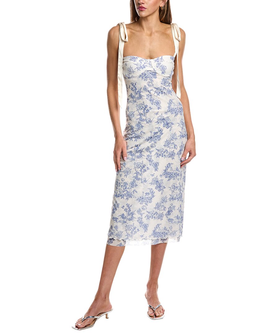 Free People Printed Got Glam Slip Dress