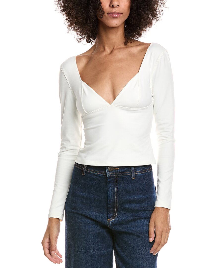 Free People Duo Corset Top In White