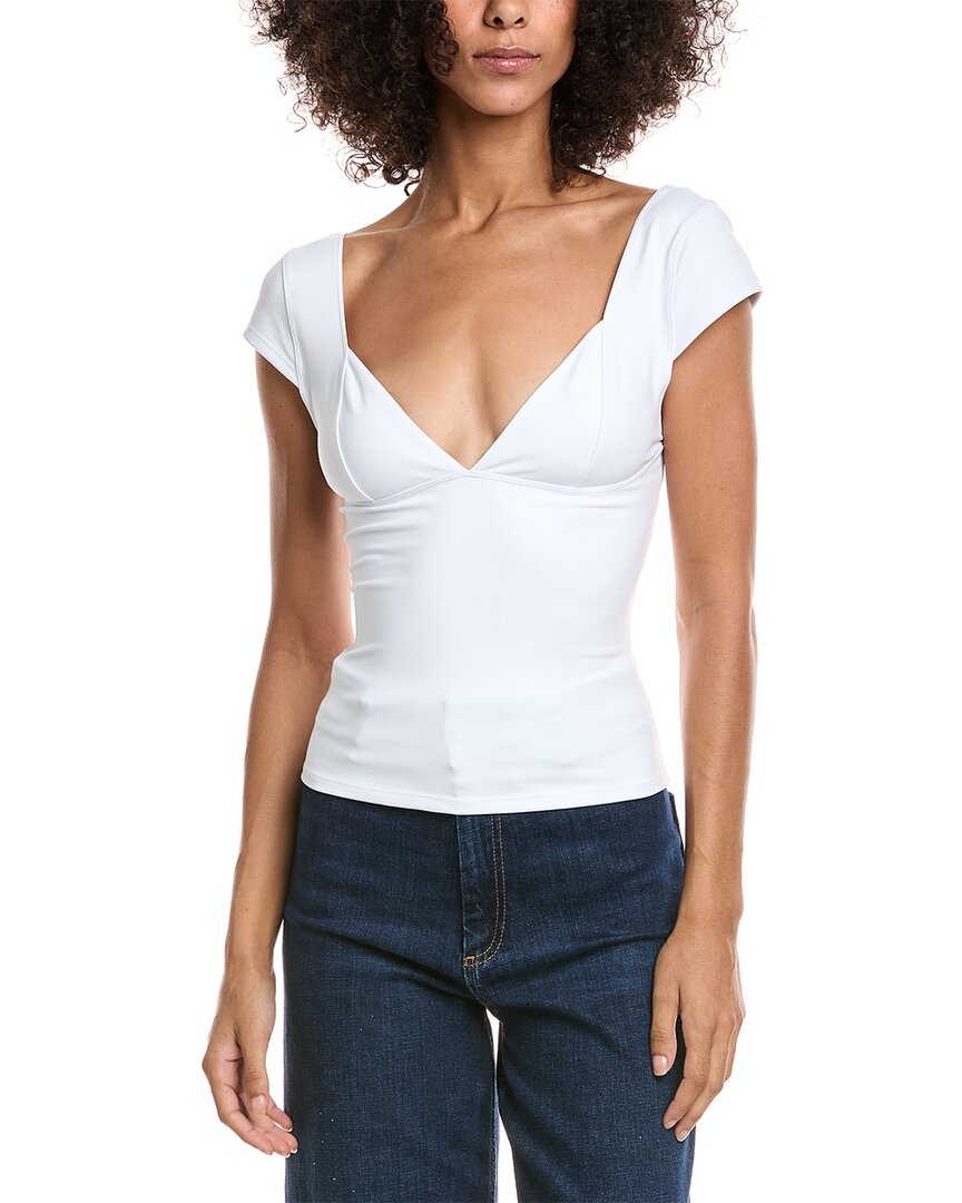 Free People Duo Bustier Top In White