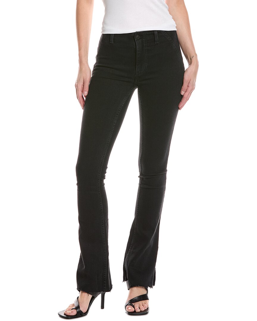 Free People Level Up Slit Bootcut In Black